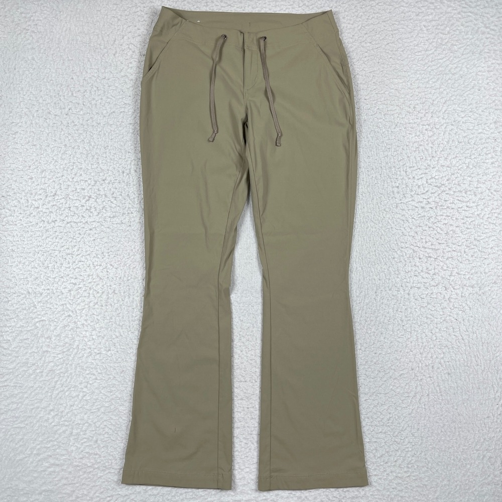 Columbia Hiking Pants Womens 8 Tan Stretch Lightweight Outdoor Gorpcore Travel